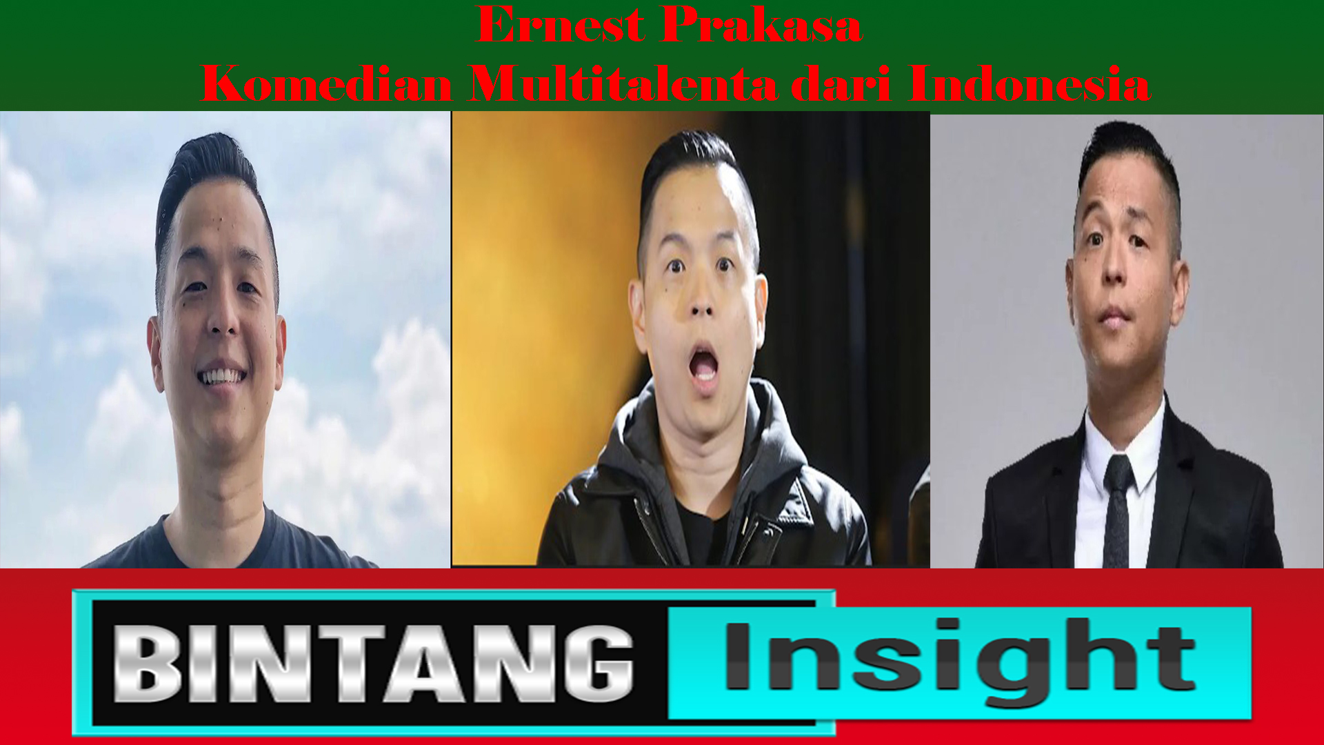 Ernest Prakasa Komedian Multitalenta dari Indonesia